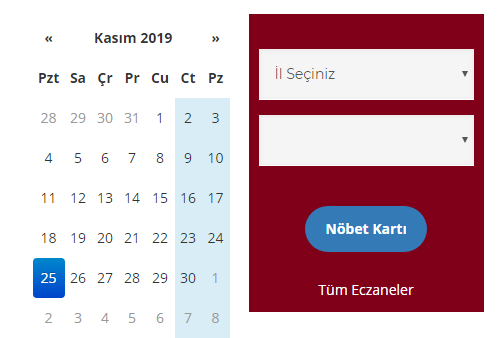 Türk Eczacılar Birliği Web Sitesinden Eczane Nöbet Sistemi Nasıl Çekilir?